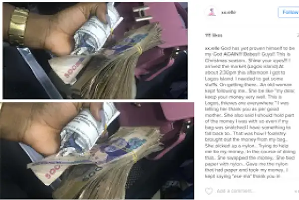 Lady narrates how God saved her from been robbed by an old woman in Lagos Island market
